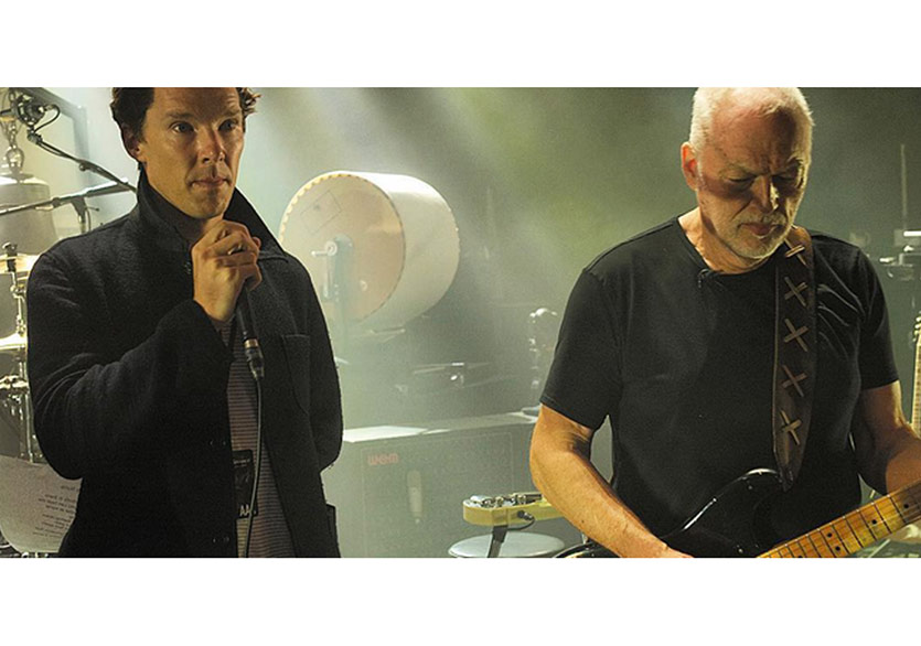 Benedict Cumberbatch ve David Gilmour Aynı Sahnede