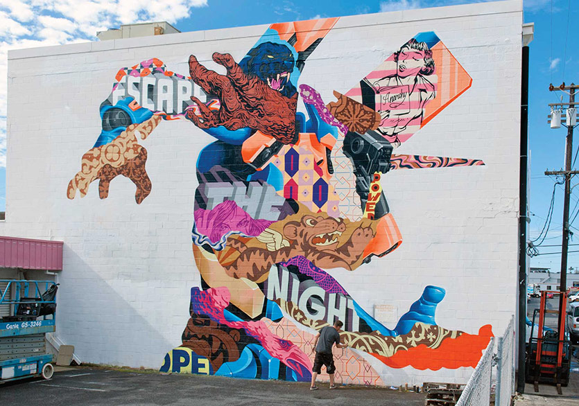 Tristan Eaton İçin Her Yer Tuval