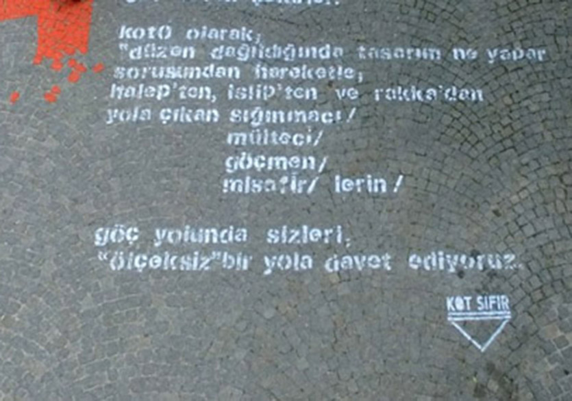 Göçmenlerin Yolculuğu Eskişehir Sokaklarında