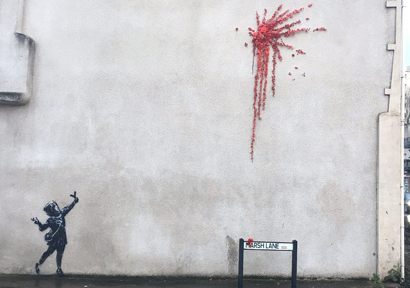 Banksy’den Sevgililer Günü Paylaşımı