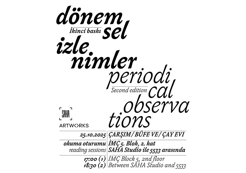 Nikolaos Akritidis “Dönemsel İzlenimler | Periodical Observations” ile SAHA Studio’da