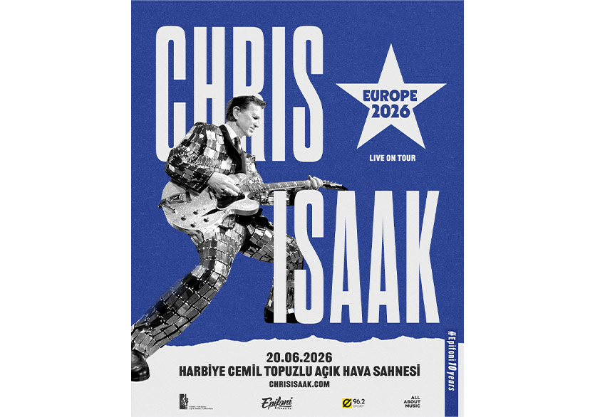 Chris Isaak, 2026 Yazında İstanbul’da