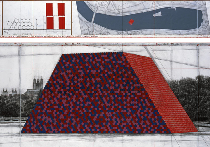 Londra’da Yüzen Petrol Varilleri