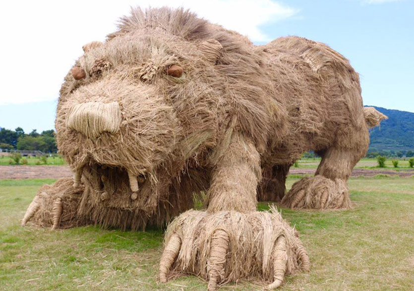 Wara Art Festival Kapsamında Pirinç Saman Heykelleri