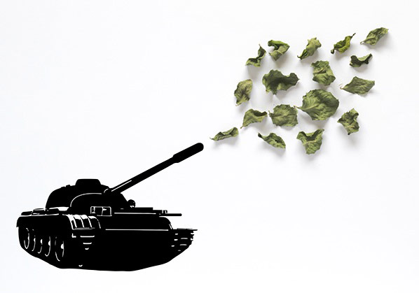 Bu İllüstrasyonun Ana Malzemesi Yapraklar