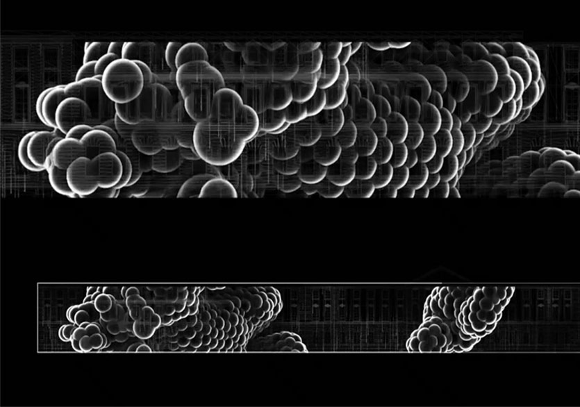 Karlsruhe Kalesi Üzerinde Dijital Işıklar