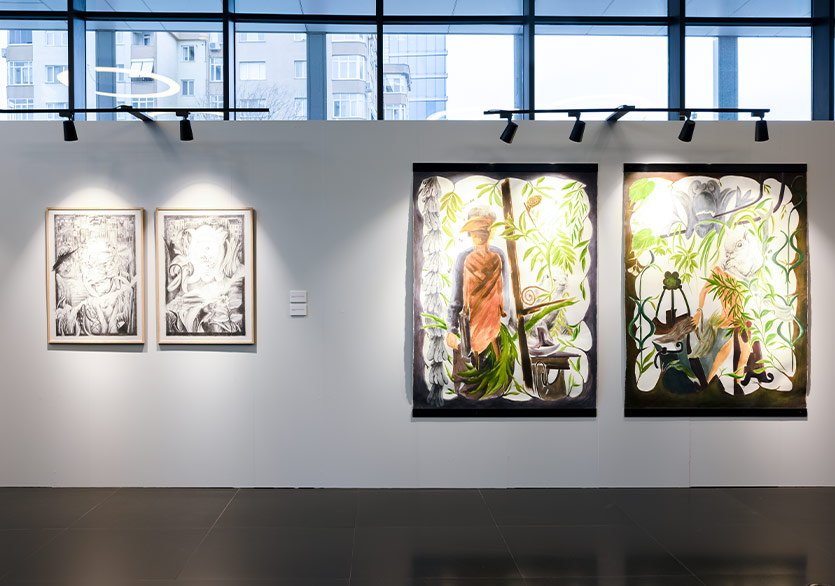 Gonca Sezer’in “Yaşarken Açılan Kapı” Sergisi Quick Art Space’te