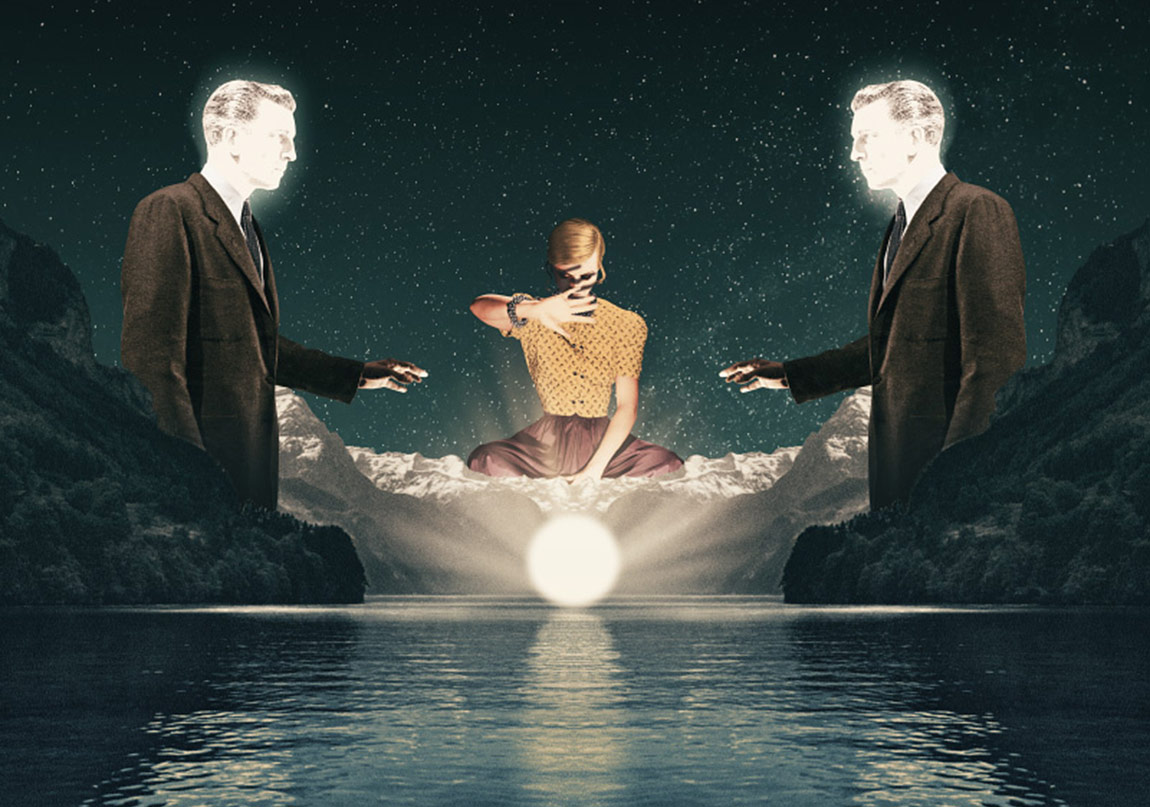 Vintage Fotoğraflar Uzay Çağı İle Birleşirse