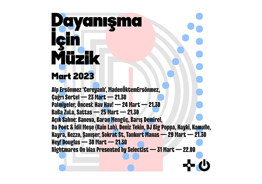 “Dayanışma İçin Müzik” Konser Serisi 23 Mart’ta Babylon’da Başlıyor