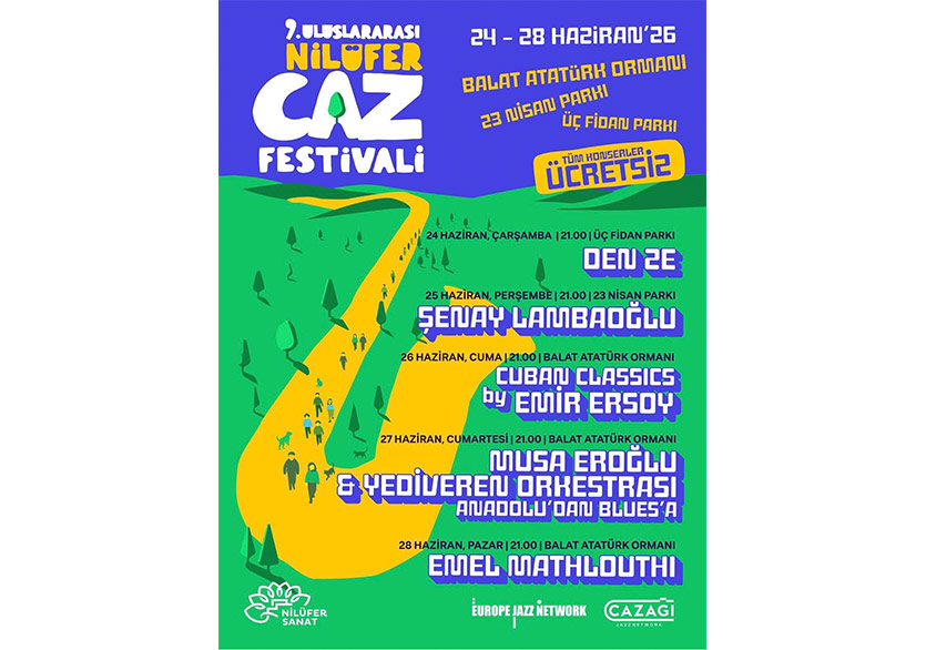 9. Uluslararası Nilüfer Caz Festivali Başlıyor