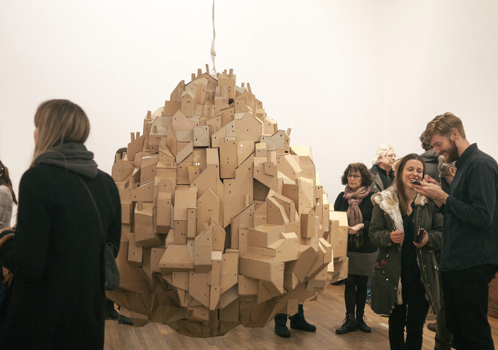 Yüzen Karton Şehirler