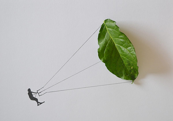 Bu İllüstrasyonun Ana Malzemesi Yapraklar