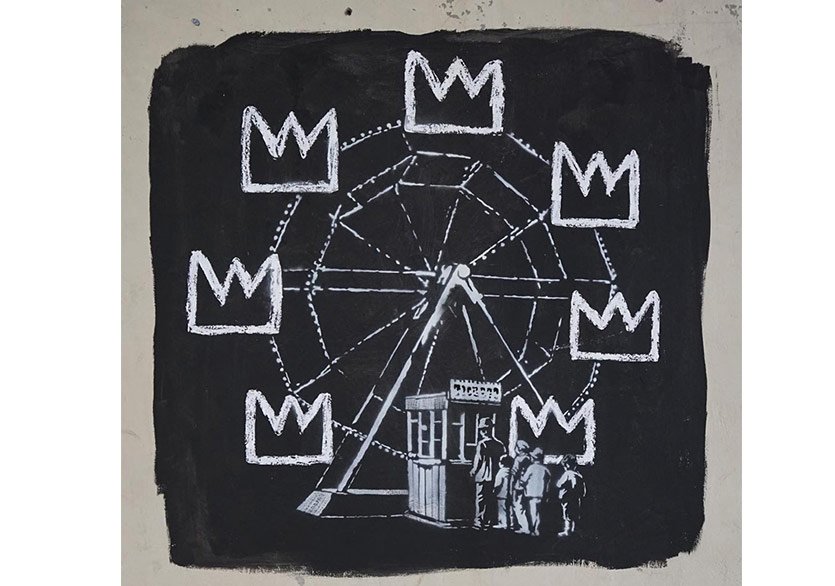 Basquiat Sergisinde Banksy Karşılaması