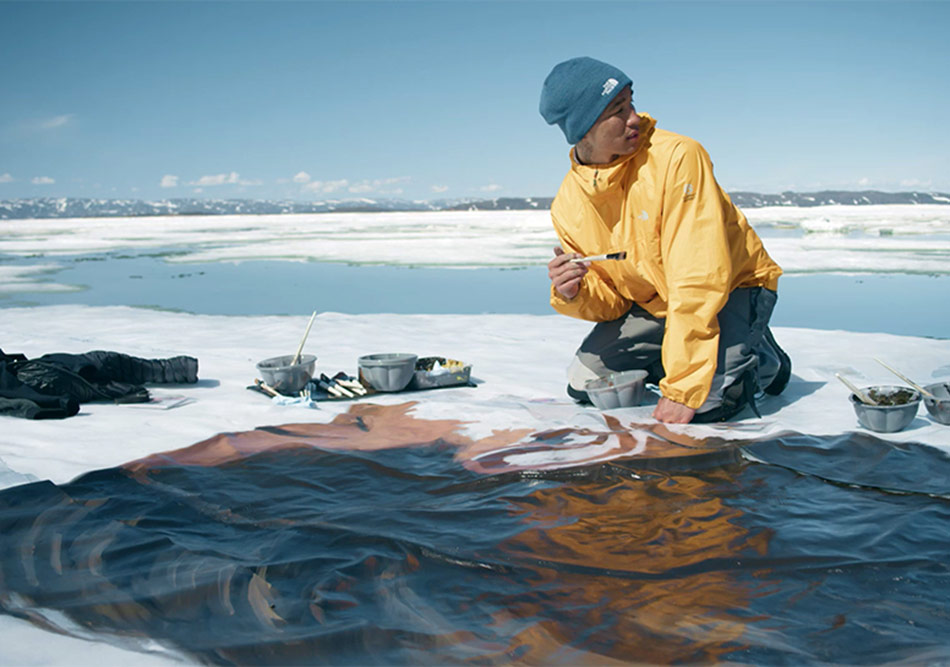 Kanada Buzullarında Sanat