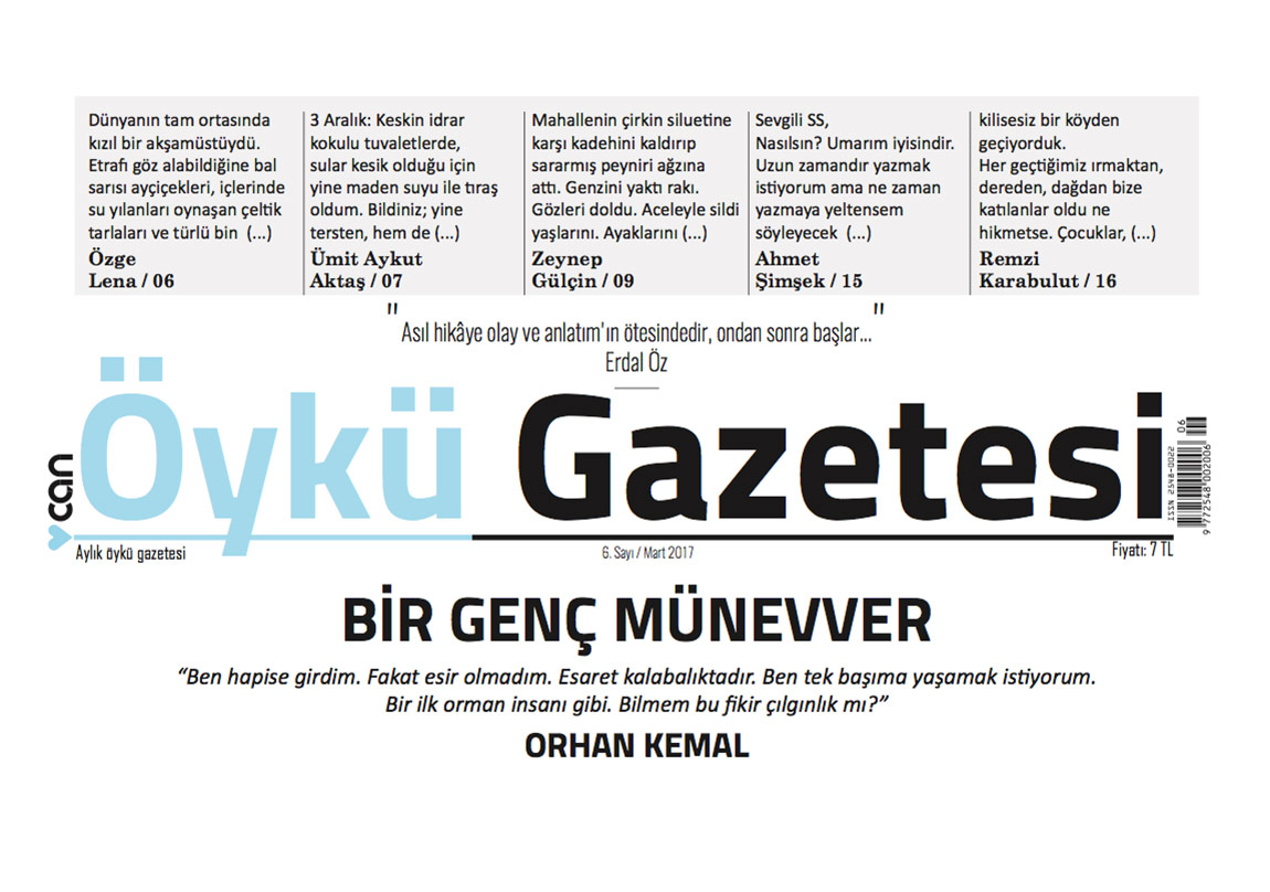 6. Öykü Gazetesi Yayımlandı