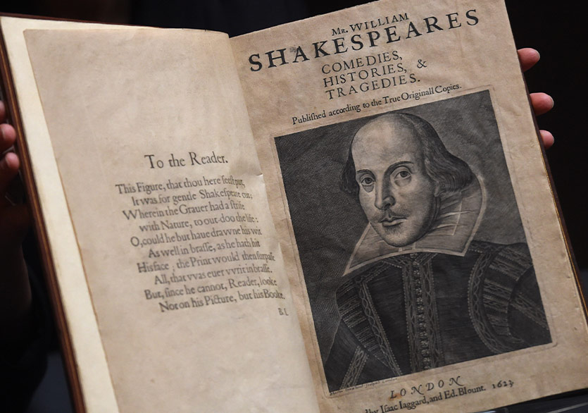 Shakespeare’in “First Folio”su Açık Artırmada Rekor Kırdı