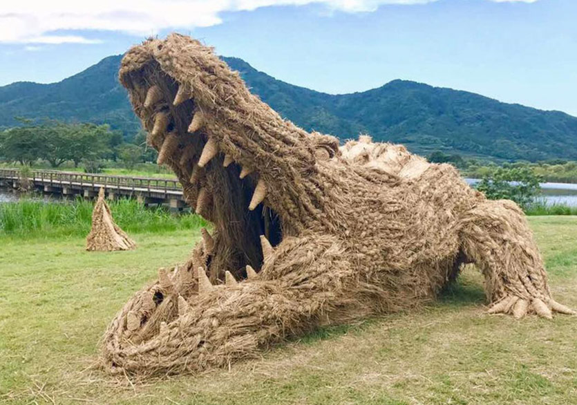 Wara Art Festival Kapsamında Pirinç Saman Heykelleri