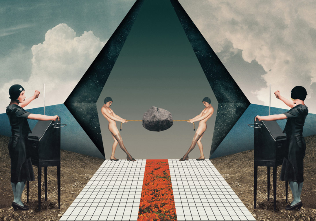 Vintage Fotoğraflar Uzay Çağı İle Birleşirse