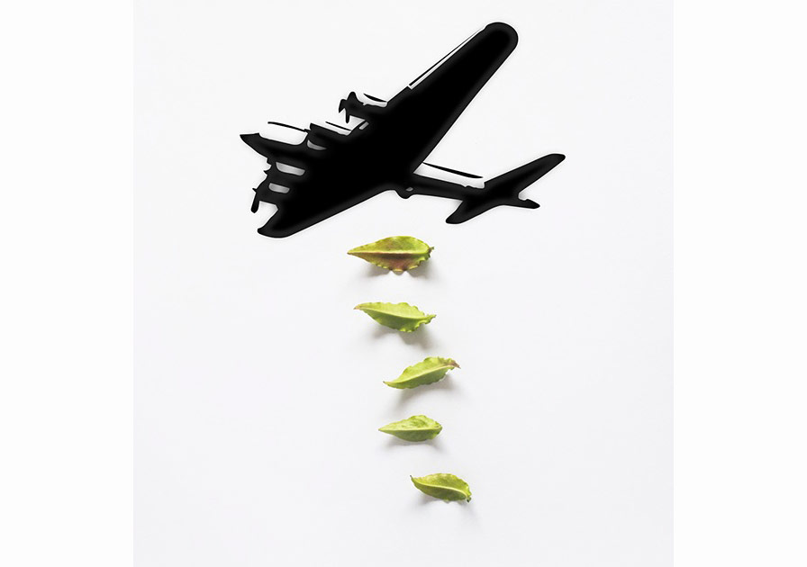 Bu İllüstrasyonun Ana Malzemesi Yapraklar