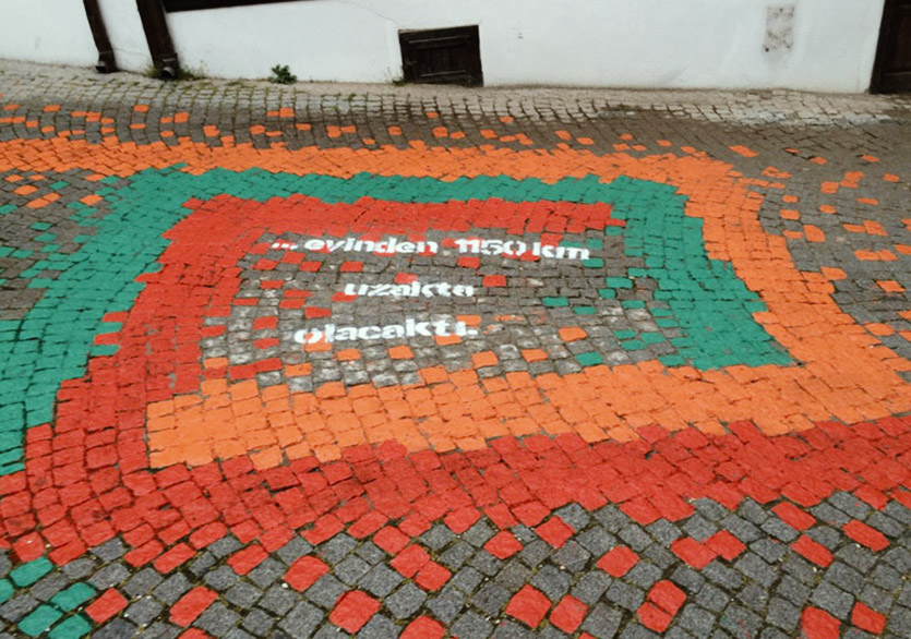 Göçmenlerin Yolculuğu Eskişehir Sokaklarında