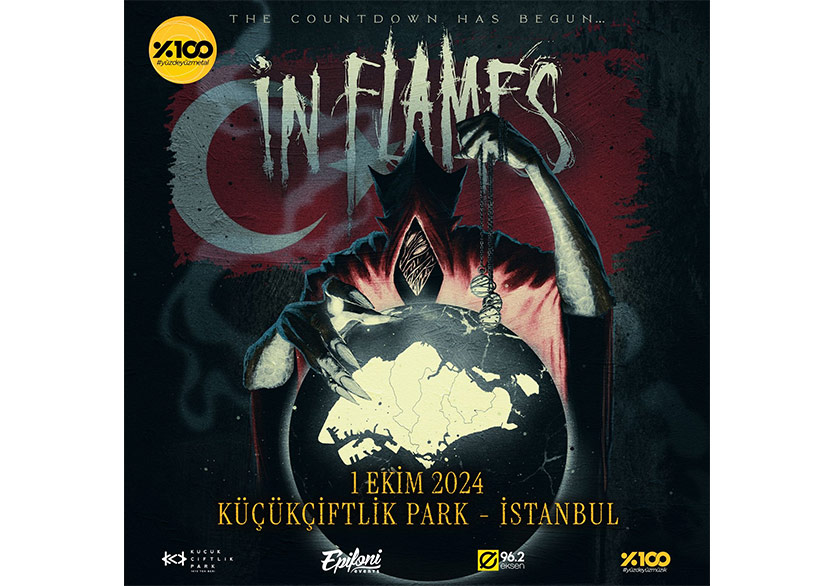 In Flames 1 Ekim’de KüçükÇiftlik Park’ta Sahne Alacak