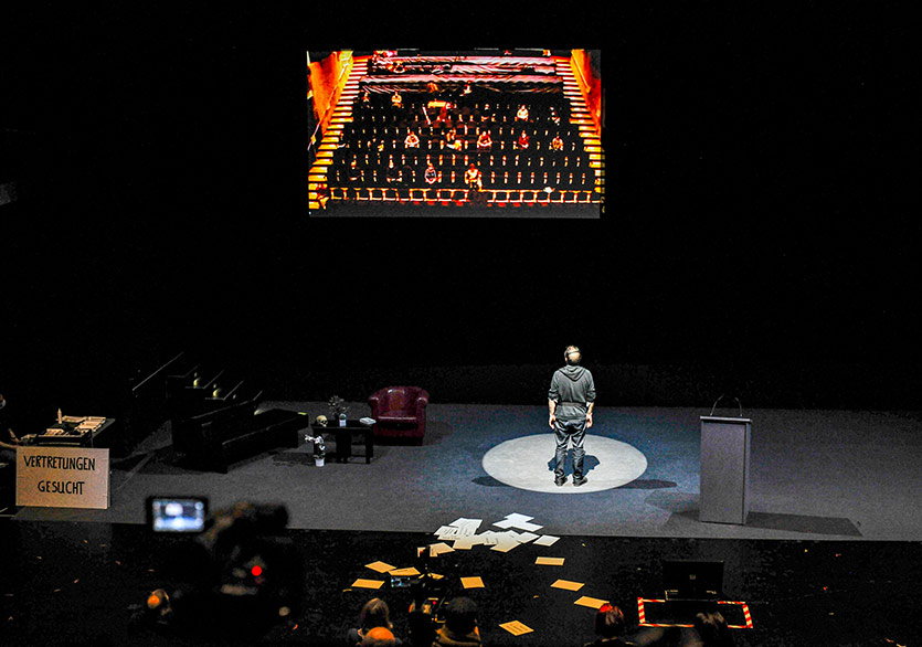 Rimini Protokoll’ün “Namevcut Konferans”ı Kundura Sahne’de Başlıyor