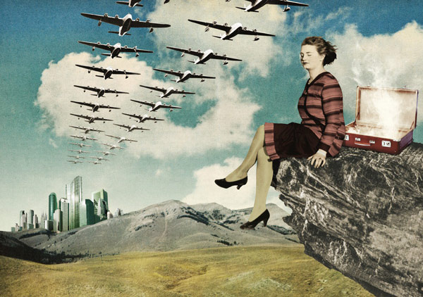 Vintage Fotoğraflar Uzay Çağı İle Birleşirse