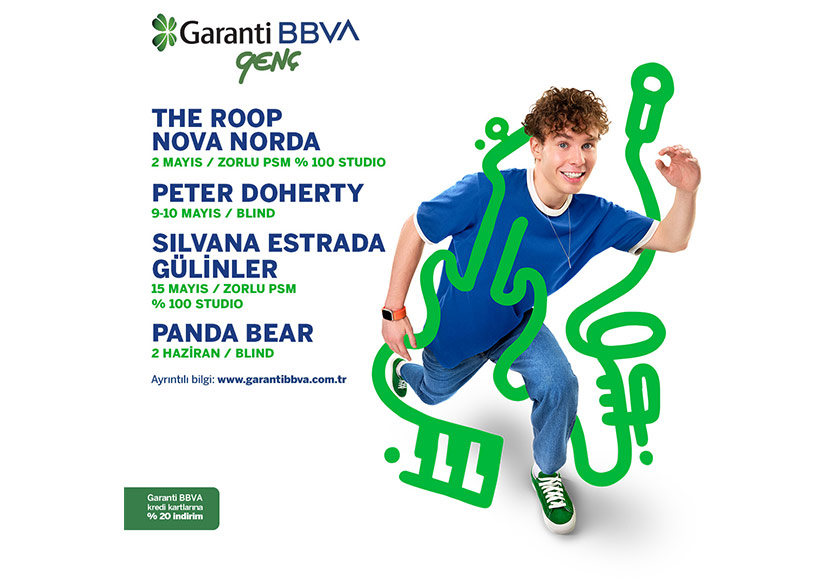 Garanti BBVA Genç Konserleri Devam Ediyor