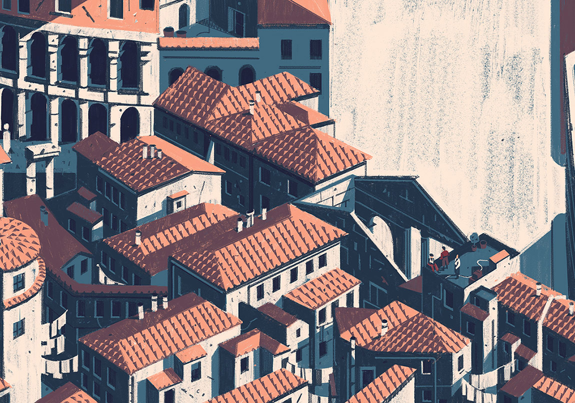 Şehrin Kaosu İllüstrasyonlara Yansıyor