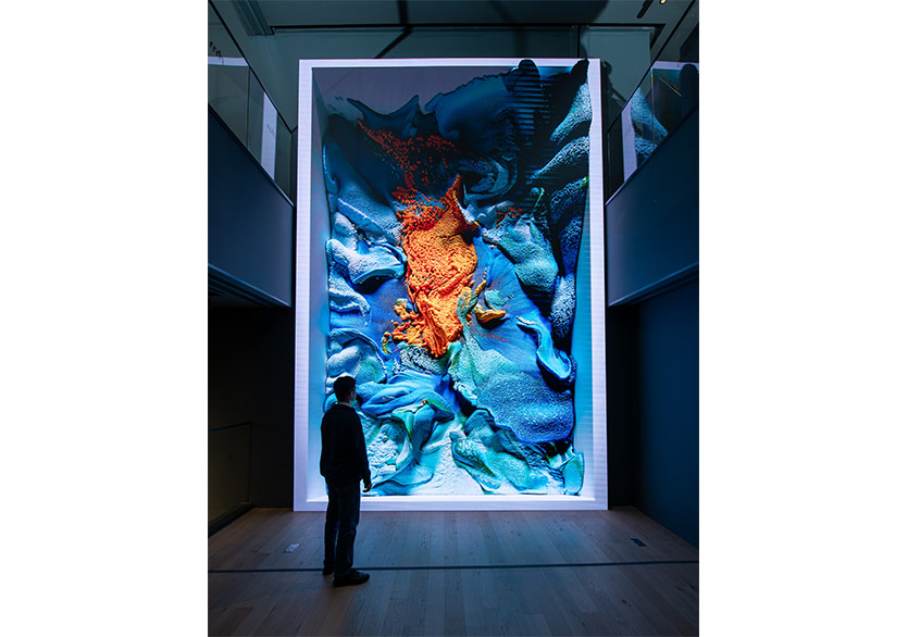 Refik Anadol’un Eseri “Büyük Doğa Modeli Türkiye-Flora” Türkiye İş Bankası Resim Heykel Müzesi’nde