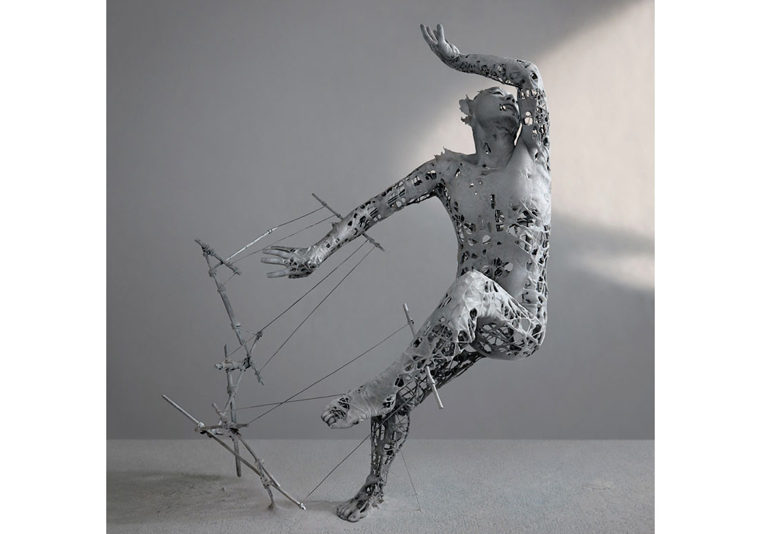 Yuichi Ikehata’nın Ürkütücü Dijital Heykelleri