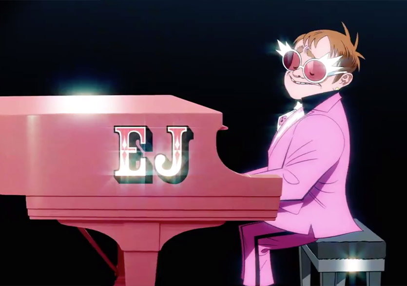 Elton John ve 6LACK’li Bir Gorillaz Şarkısı