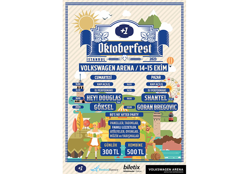 +1 Oktoberfest  14 - 15 Ekim’de Volkswagen Arena’da