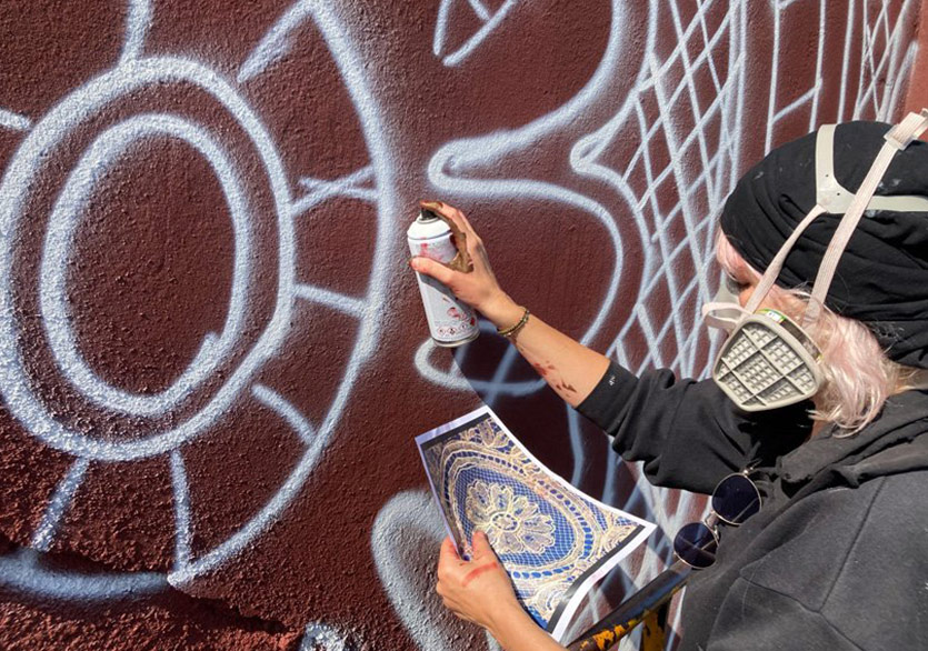Nespoon’dan Dev Dantel Muralı