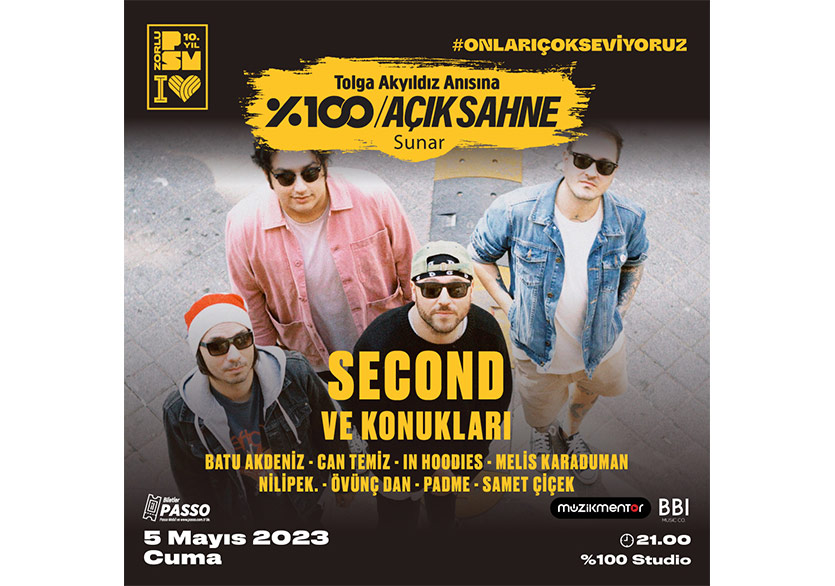 “Second ve Konukları” Tolga Akyıldız Anısına Zorlu PSM’de