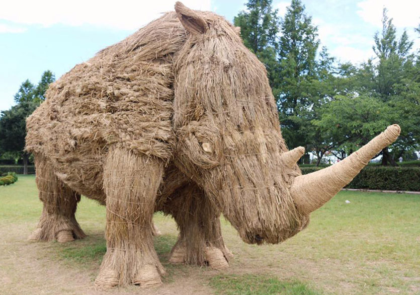 Wara Art Festival Kapsamında Pirinç Saman Heykelleri