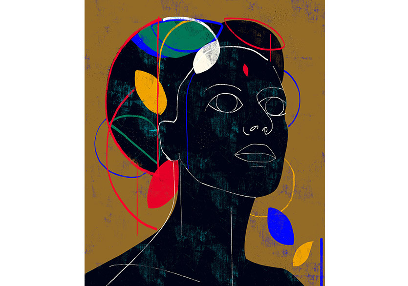 Luciano Cian’ın Renkli Geometrik Modern Kadınları