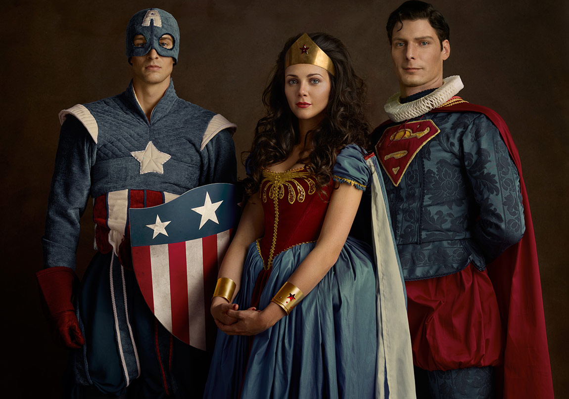 İkonik Süper Kahraman Portreleri