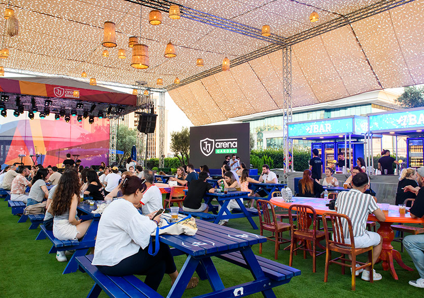 JJ Arena Garden Kapılarını Açtı