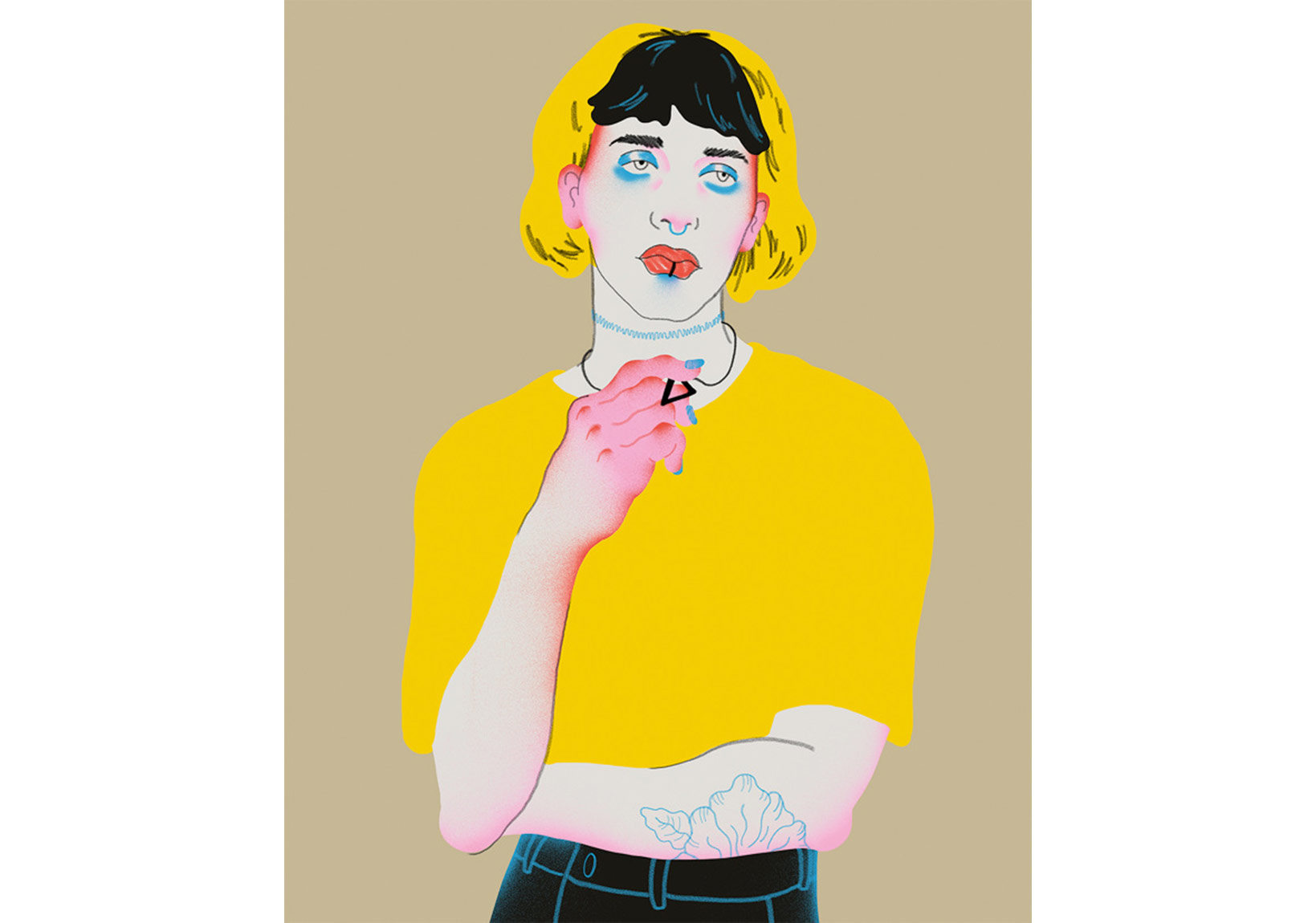 Dinamik Çizgiler Canlı Renklere Yansıyor