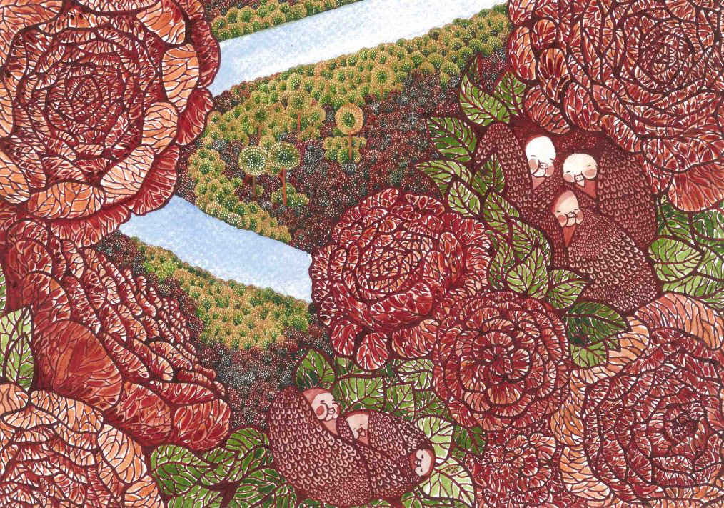 Çizmekle İlgili Her Şeyi Seven Bir Kadın