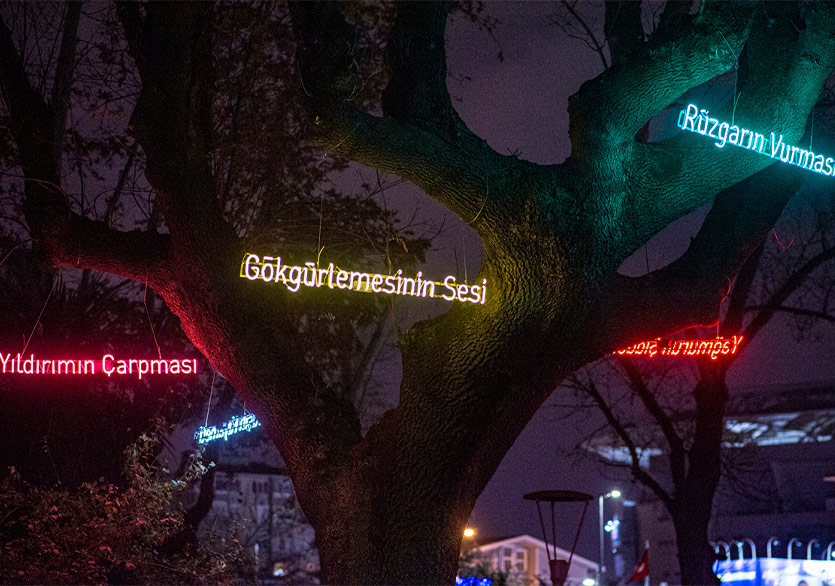 “Karanlığı Aydınlat” Işık Enstalasyon Sergisi Kadıköy Yoğurtçu Parkı’nda