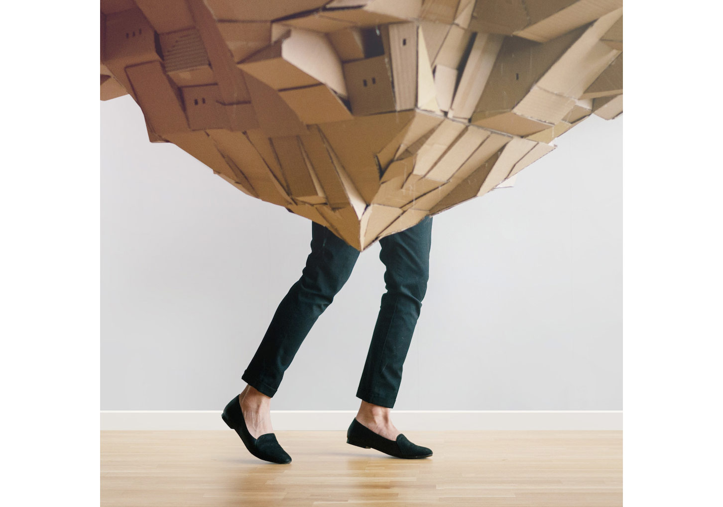 Yüzen Karton Şehirler