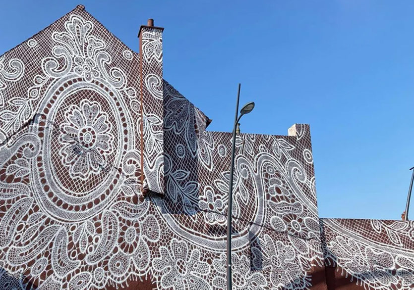 Nespoon’dan Dev Dantel Muralı