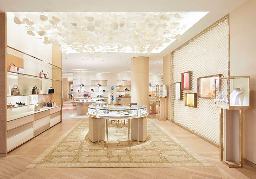 Louis Vuitton Mağazasına Seçkin Pirim Tasarımı