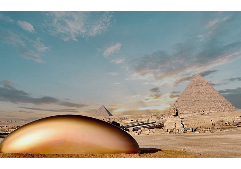 4500 Yıllık Giza Piramitlerindeki İlk Çağdaş Sanat Sergisi: “Forever Is Now”