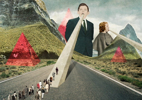 Vintage Fotoğraflar Uzay Çağı İle Birleşirse