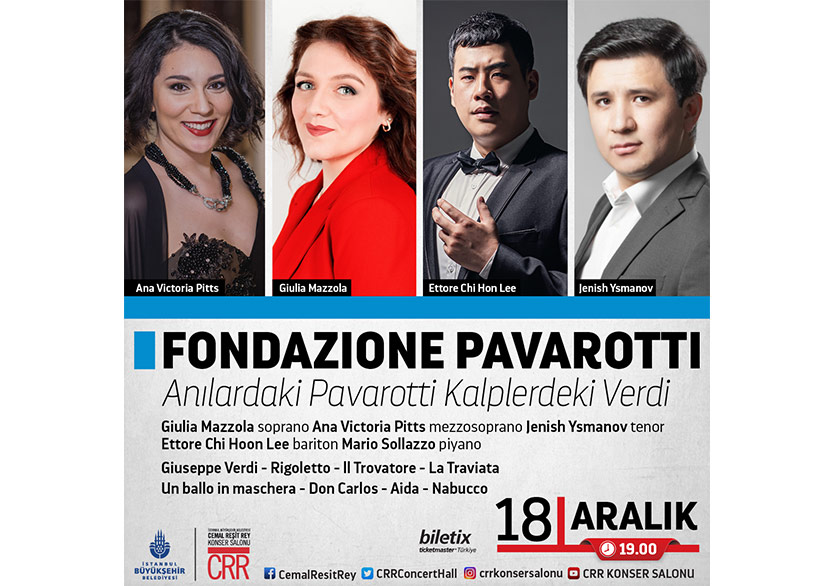 Luciano Pavarotti Vakfı Türkiye’de İlk Kez Konser Verecek