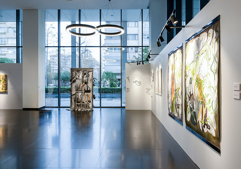 Gonca Sezer’in “Yaşarken Açılan Kapı” Sergisi Quick Art Space’te