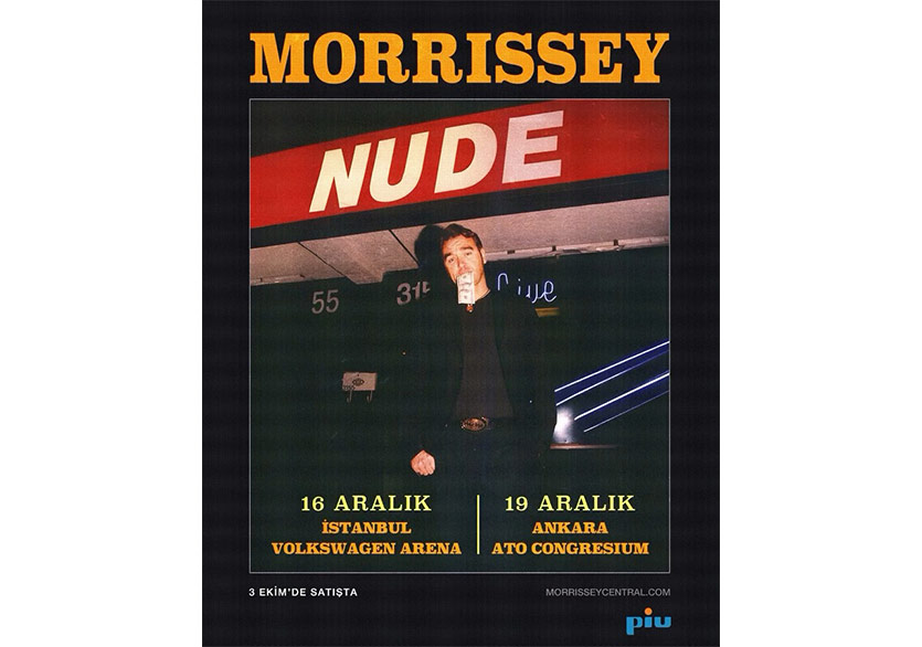 Morrissey İki Konserle Türkiye’de
